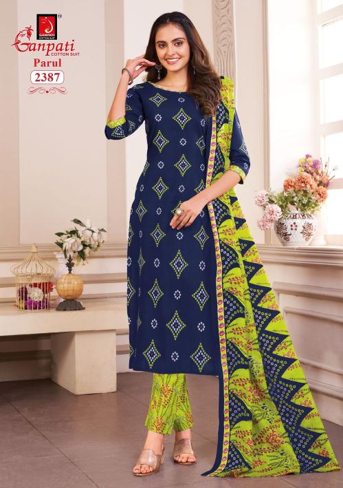 Ganpati Parul Vol-12 – Kurti Pant With Dupatta - Wholesale Catalog