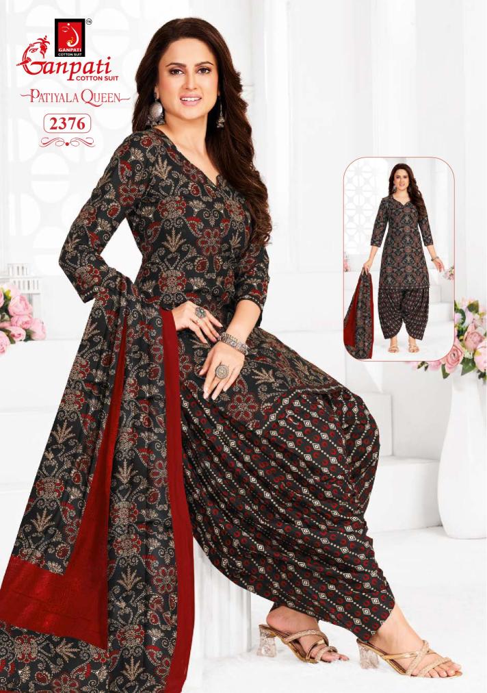 Ganpati Patiyala Queen Vol-12-Dress Material  - Wholesale Catalog