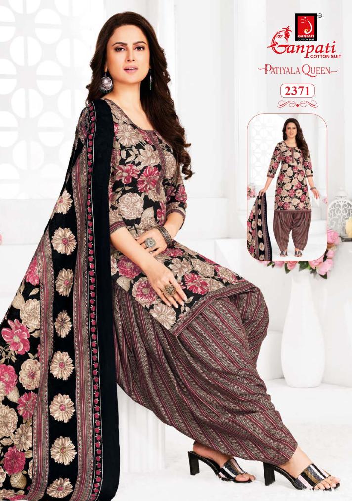 Ganpati Patiyala Queen Vol-12-Dress Material  - Wholesale Catalog