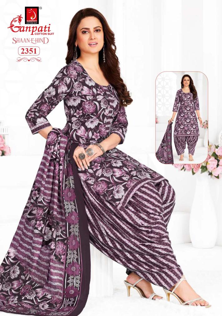 Ganpati Shaan E Hind Vol-12 - Dress Material  - Wholesale Catalog