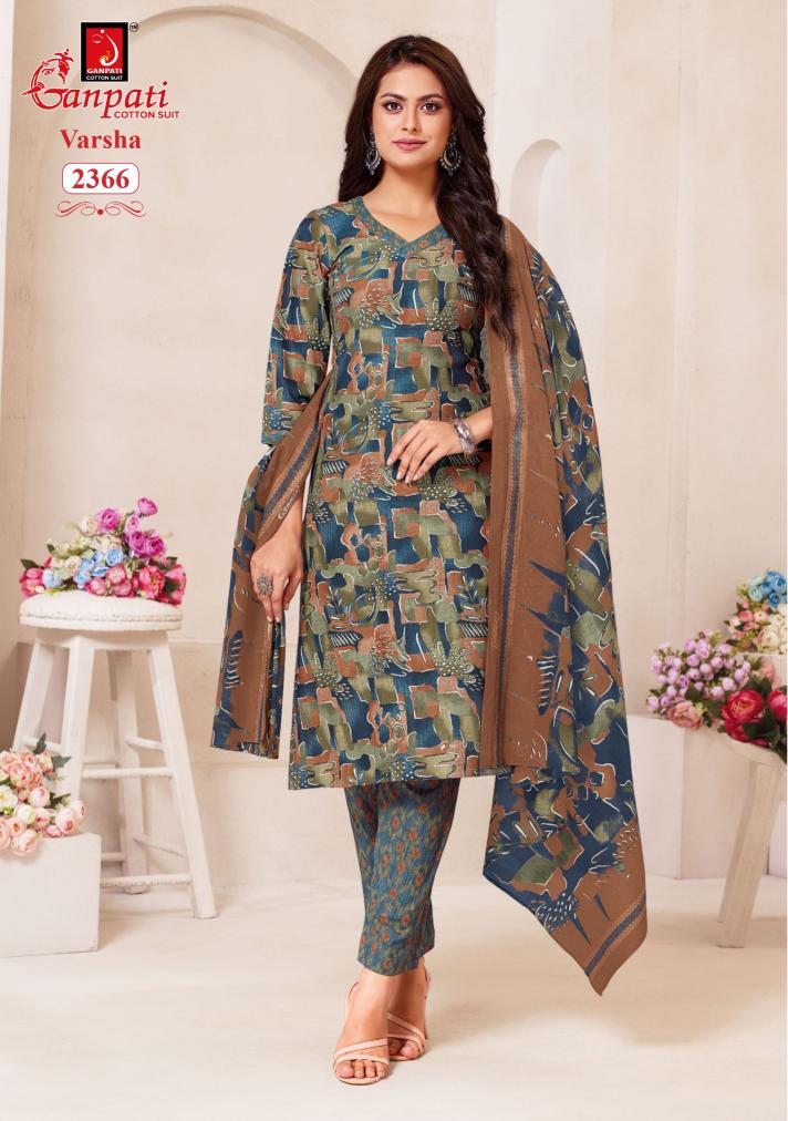 Ganpati Varsha Pant style Vol-12- Dress Material - Wholesale Catalog