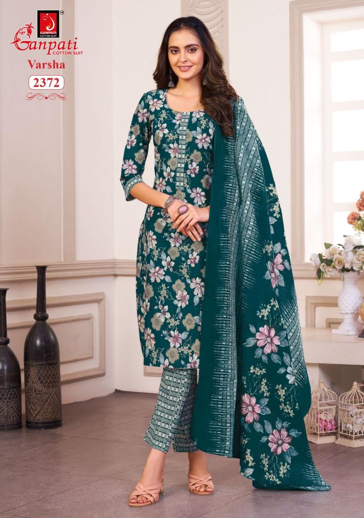 Ganpati Varsha Pant style Vol-12- Dress Material - Wholesale Catalog