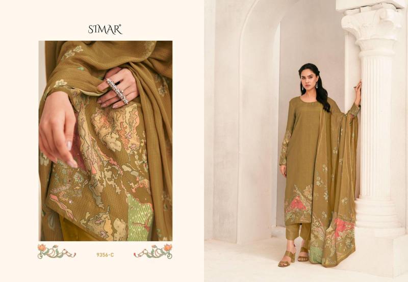 Glossy Simar Mahiya catalog wholesale market of salwar kameez in kolkata