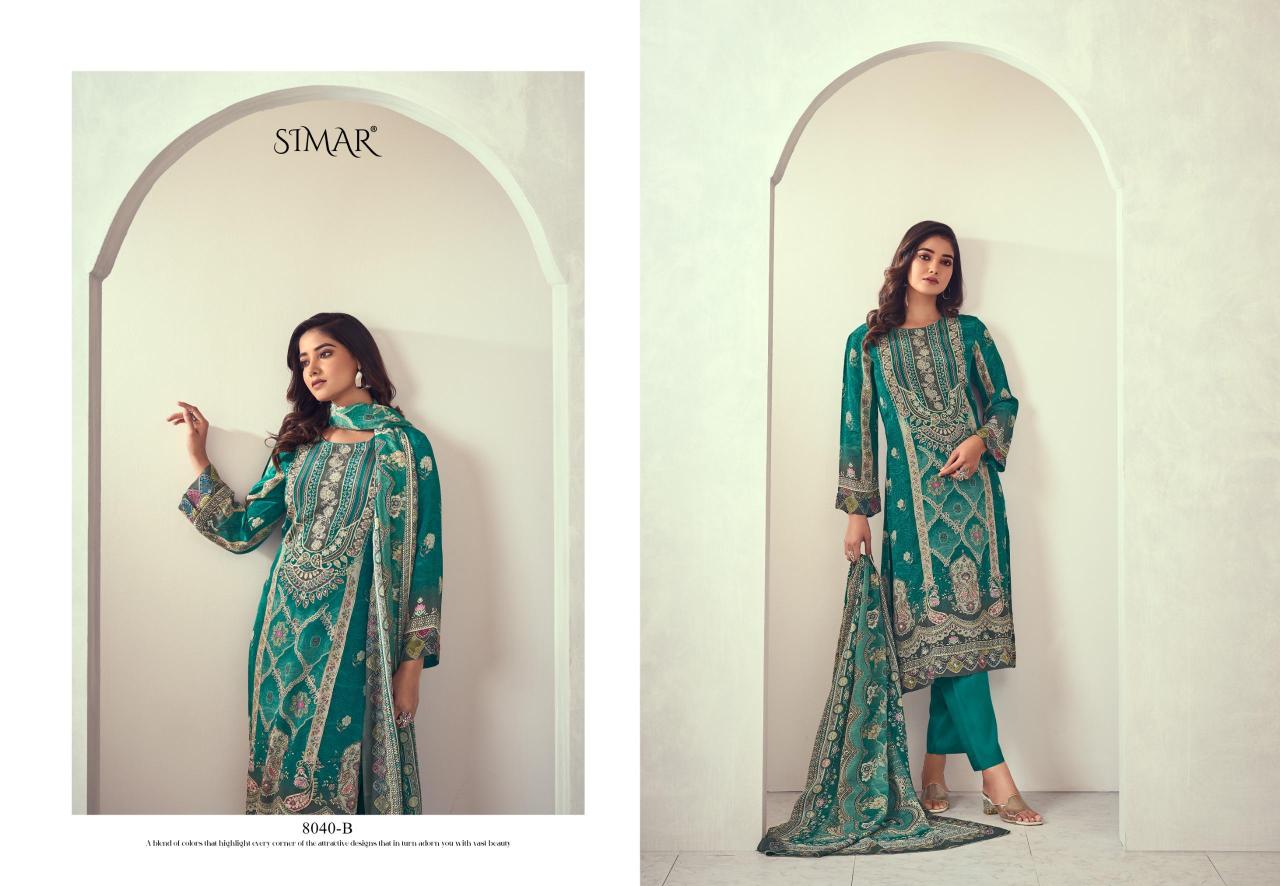 Glossy Simar Noorni catalog salwar kameez fabric wholesale