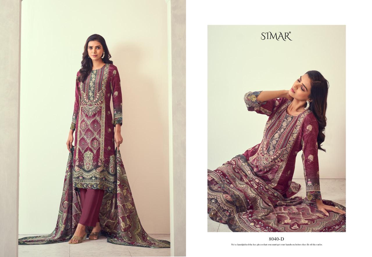 Glossy Simar Noorni catalog salwar kameez fabric wholesale