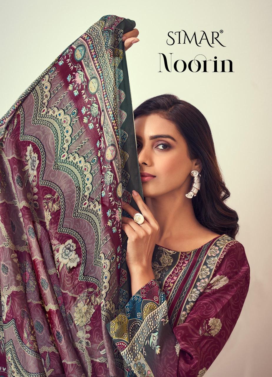 Glossy Simar Noorni catalog salwar kameez fabric wholesale