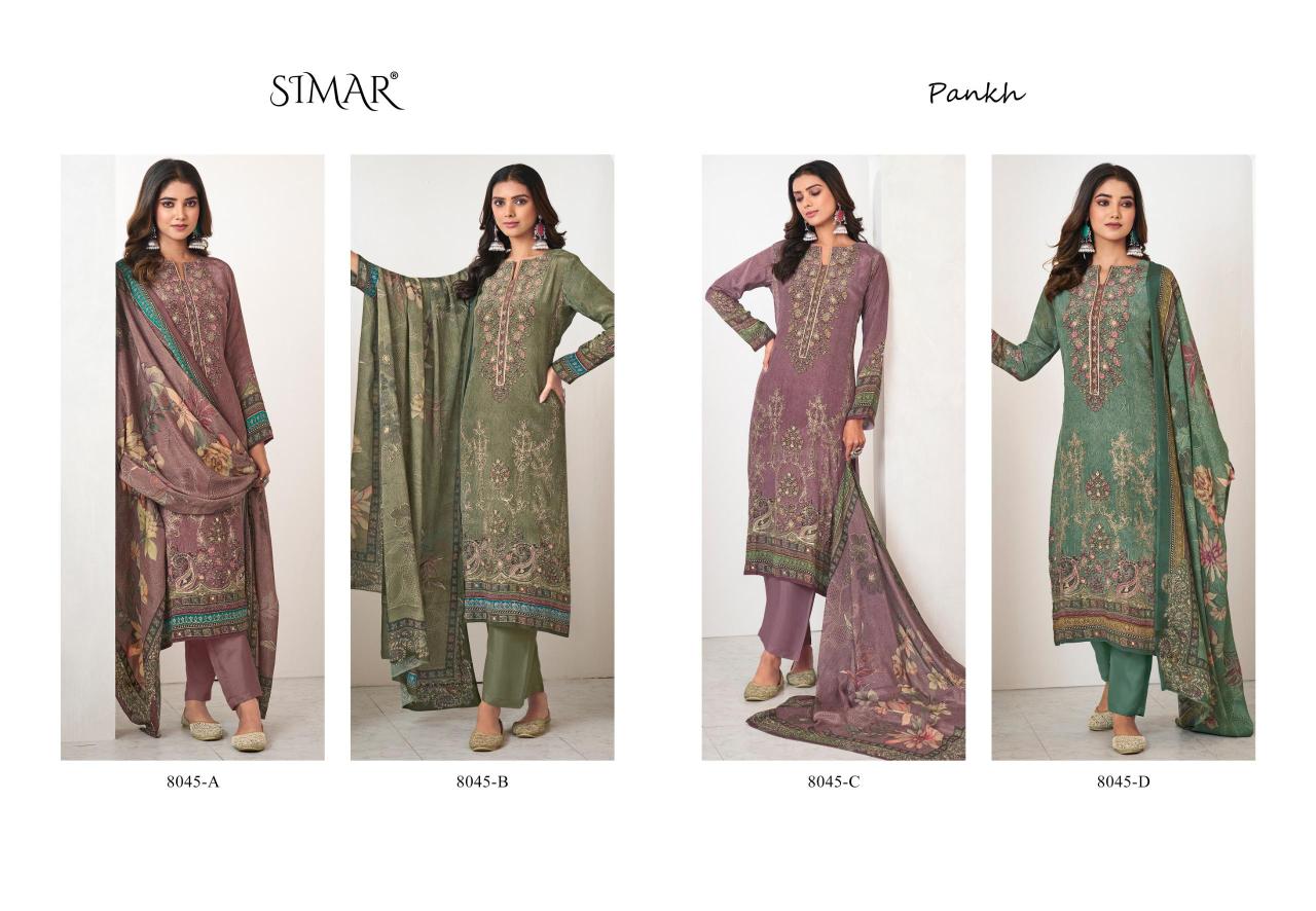 Glossy Simar Pankh catalog top office wear wholesale brand salwar kameez