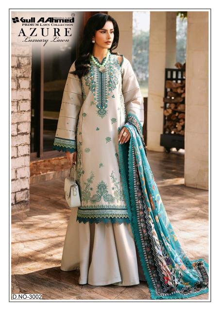 Gull Aahmed Azure Vol-3 - Karachi Readymade Kurti Pant With Dupatta - Wholesale Catalog