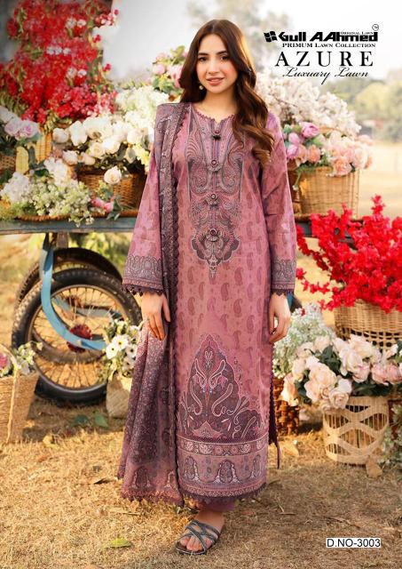 Gull Aahmed Azure Vol-3 - Karachi Readymade Kurti Pant With Dupatta - Wholesale Catalog