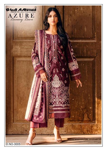 Gull Aahmed Azure Vol-3 - Karachi Readymade Kurti Pant With Dupatta - Wholesale Catalog