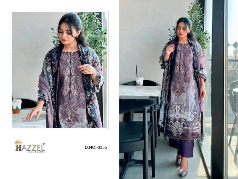 Hazzel 0324 & 0355 catalog pakistani wholesale suits in allahabad