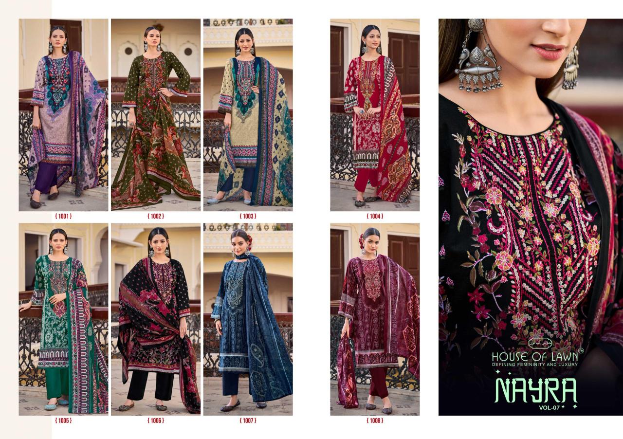 House Of Lawn Nayra vol 7 catalog pakistani dress material wholesale