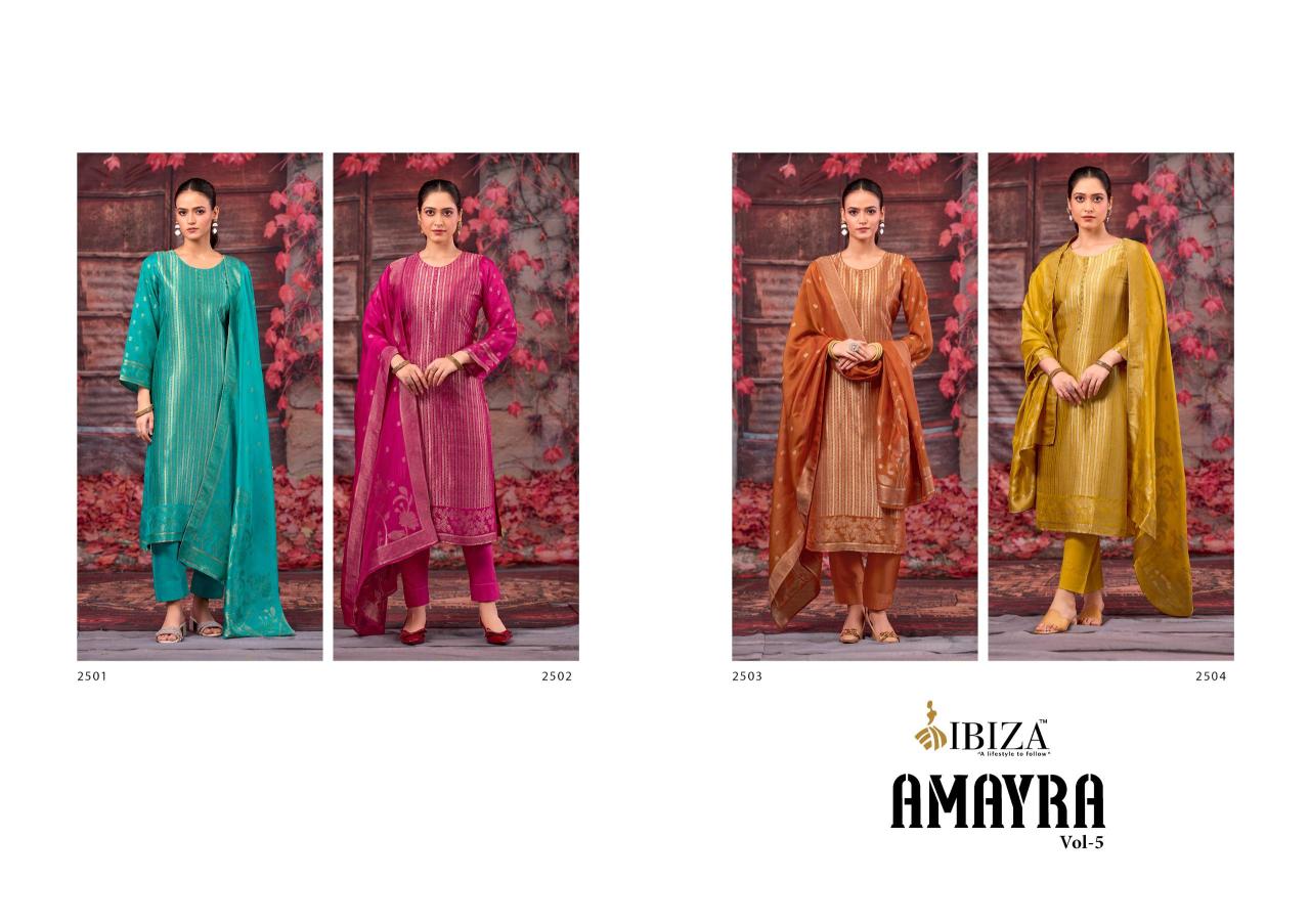 Ibiza Amayra Vol 5 catalog salwar kameez catalogue wholesale surat