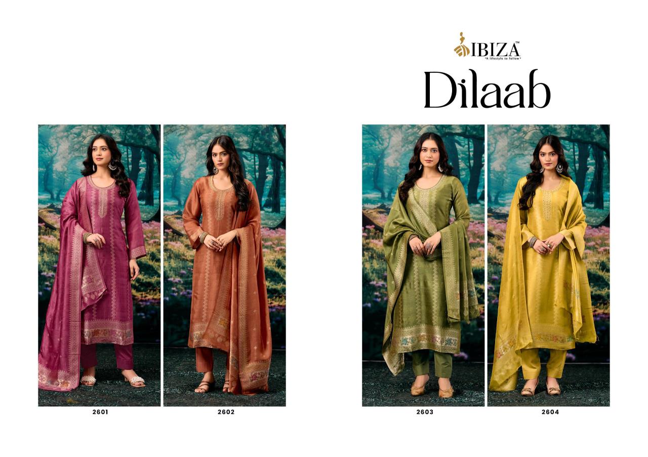Ibiza Dilaab catalog salwar kameez material wholesale