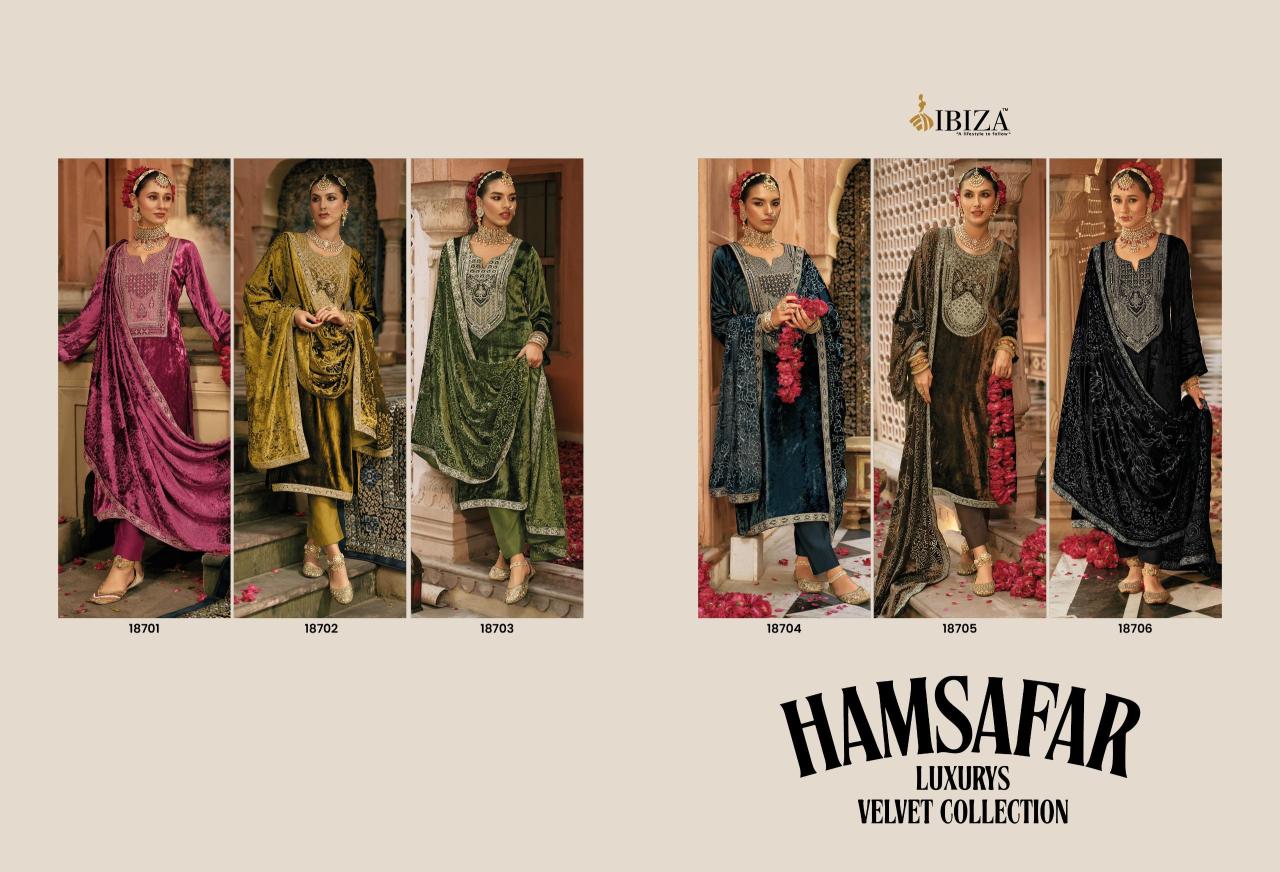 Ibiza Hamsafar catalog traditional salwar kameez wholesale