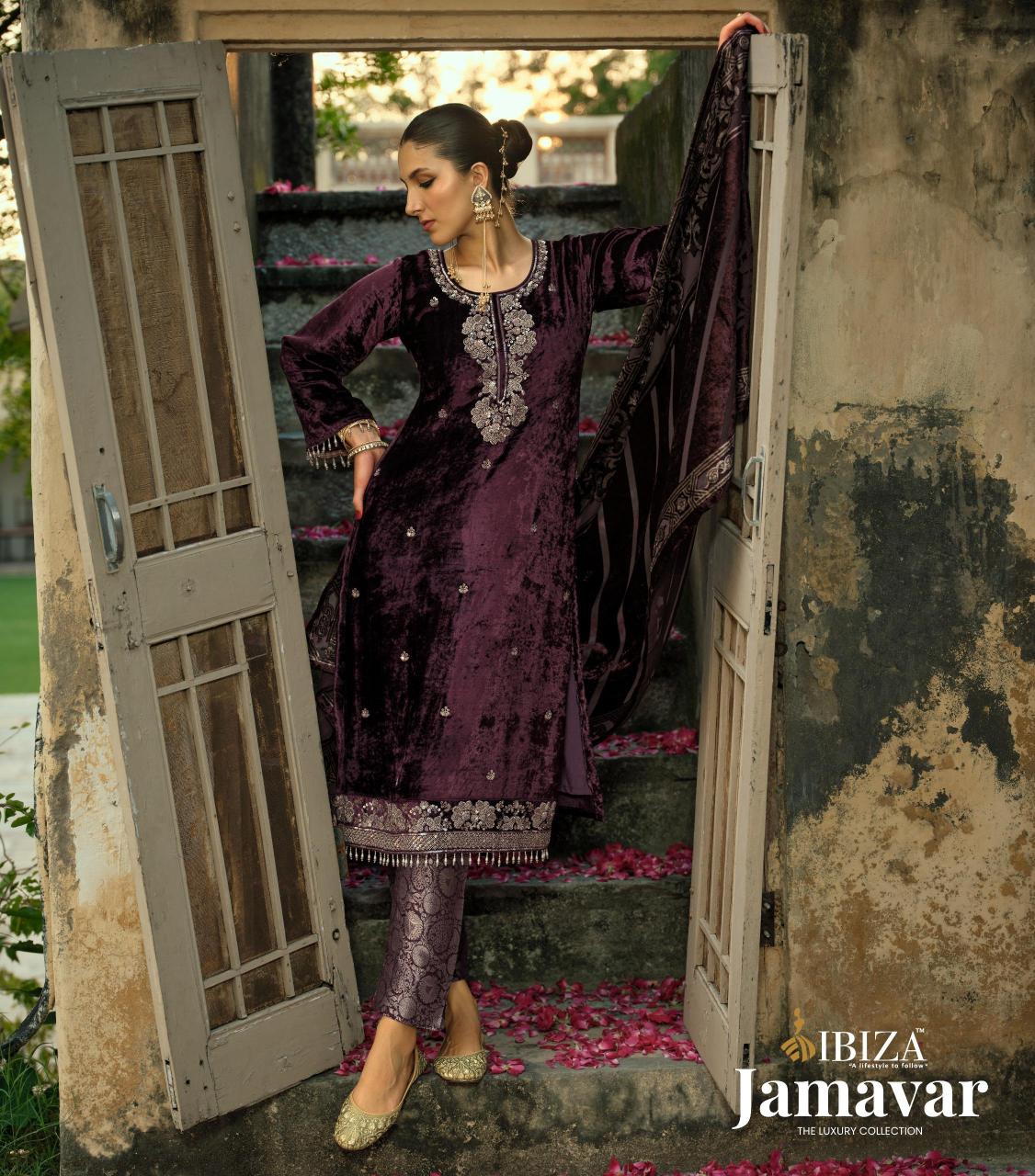 Ibiza Jamavar catalog wholesale suppliers of salwar kameez in surat gujarat