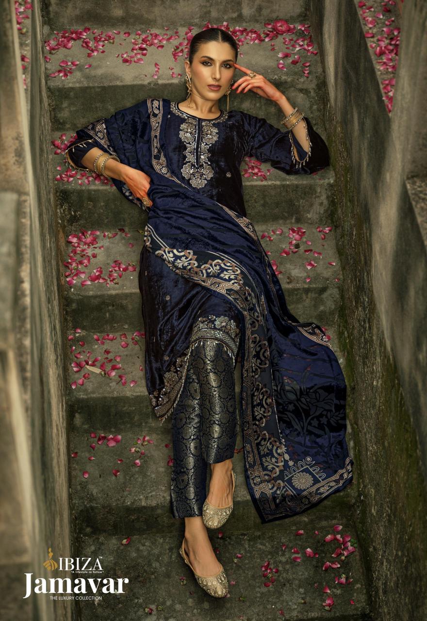 Ibiza Jamavar catalog wholesale suppliers of salwar kameez in surat gujarat