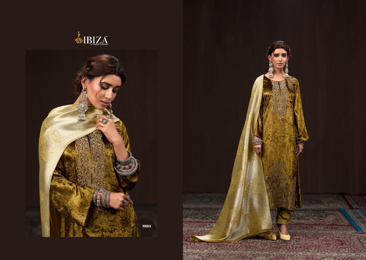 Ibiza Makhmali catalog unstitched salwar kameez wholesalers kolkata