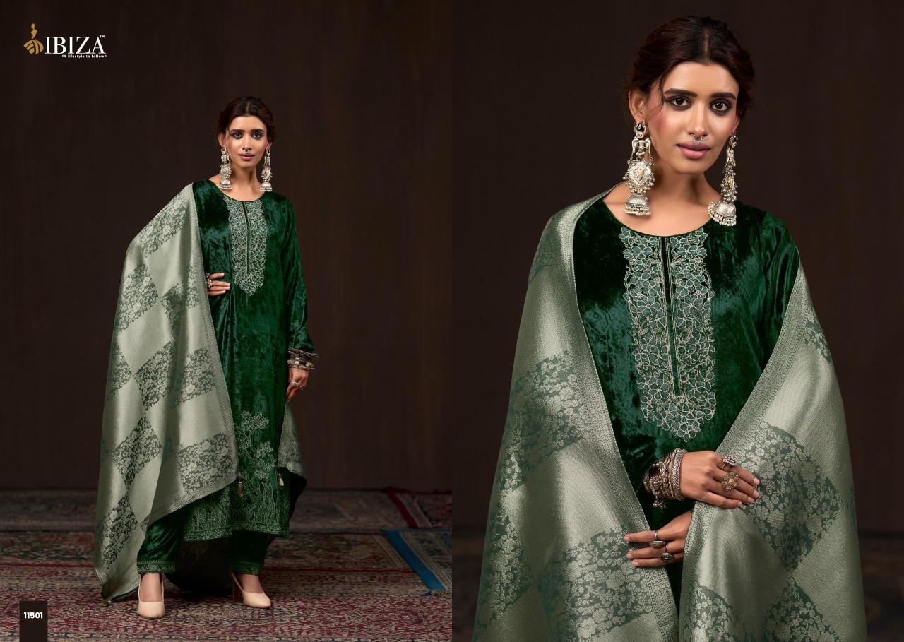 Ibiza Makhmali catalog unstitched salwar kameez wholesalers kolkata