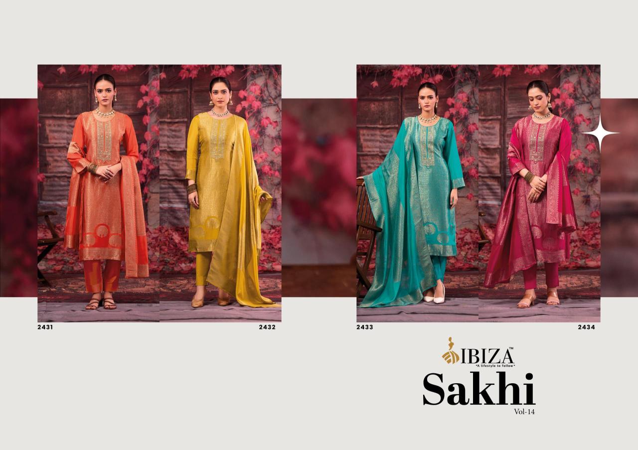 Ibiza Sakhi Vol 14 catalog delhi salwar kameez wholesale