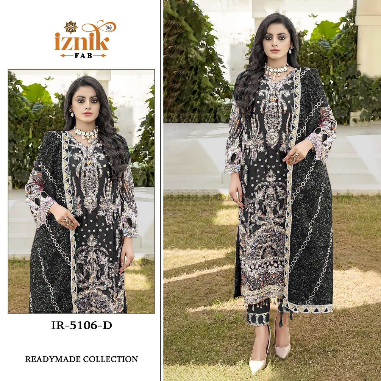 Iznik 5106 catalog pakistani suits wholesalers in chandni chowk