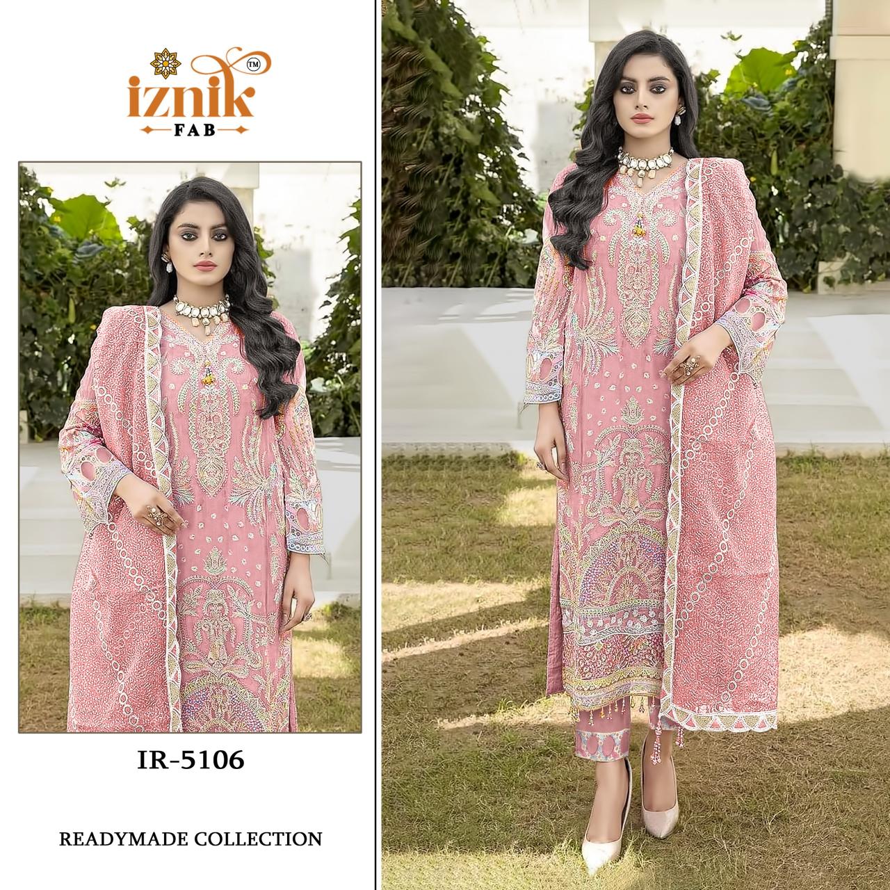 Iznik 5106 catalog pakistani suits wholesalers in chandni chowk