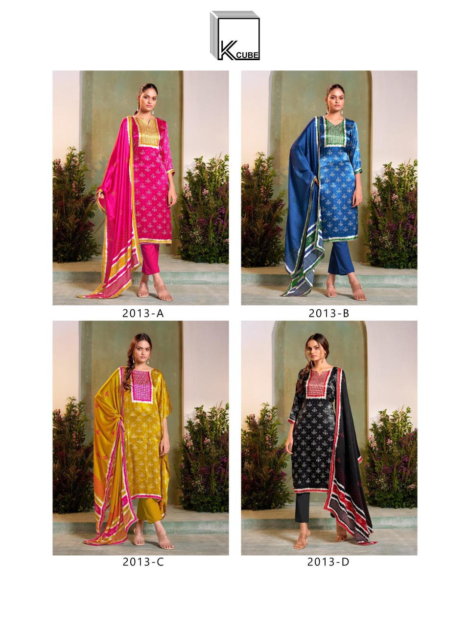 K Cube Rajvika catalog wholesale salwar suit