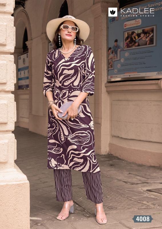Kadlee Rangoli Vol 2 catalog co ord set women wholesale