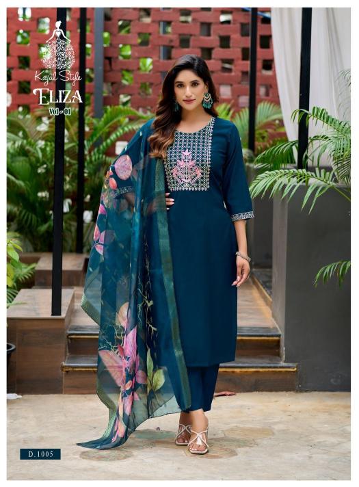 Kajal Style Eliza vol 1 catalog special designer kurti wholesale market in surat