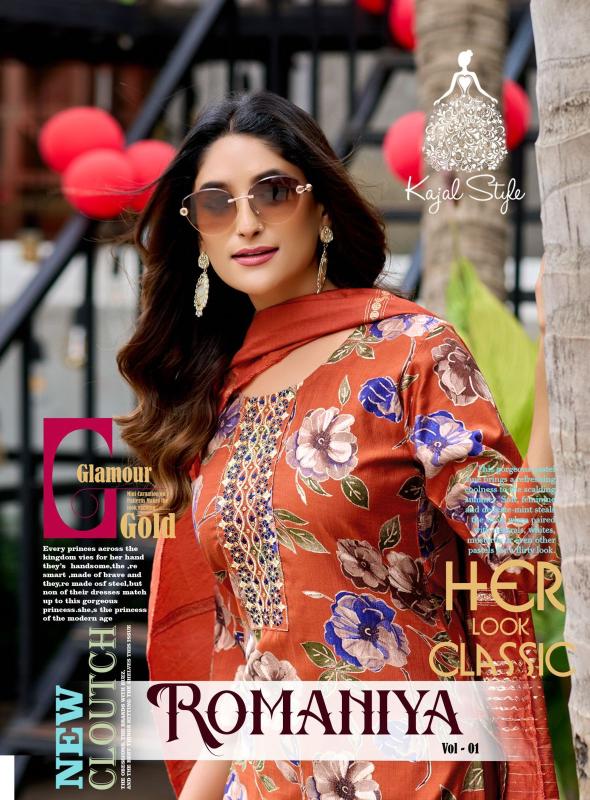 Kajal Style Romaniya vol 1 catalog kurti manufacturer in surat janasya surat gujarat