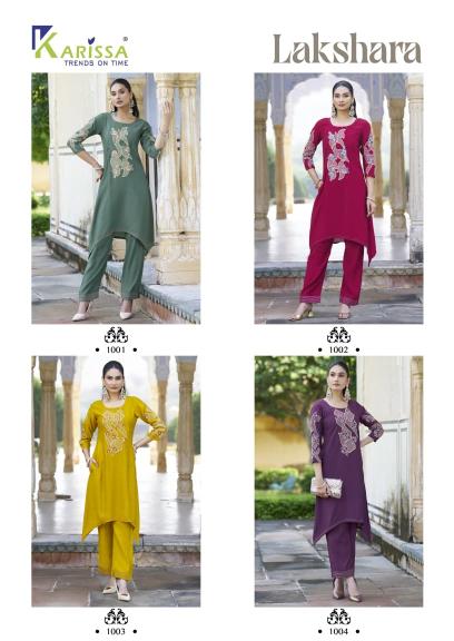 Karissa Lakshara catalog co ord sets wholesale