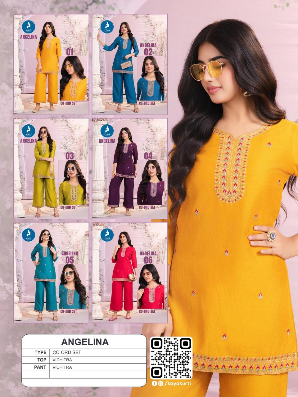 Kaya Angelina catalog coord set wholesale
