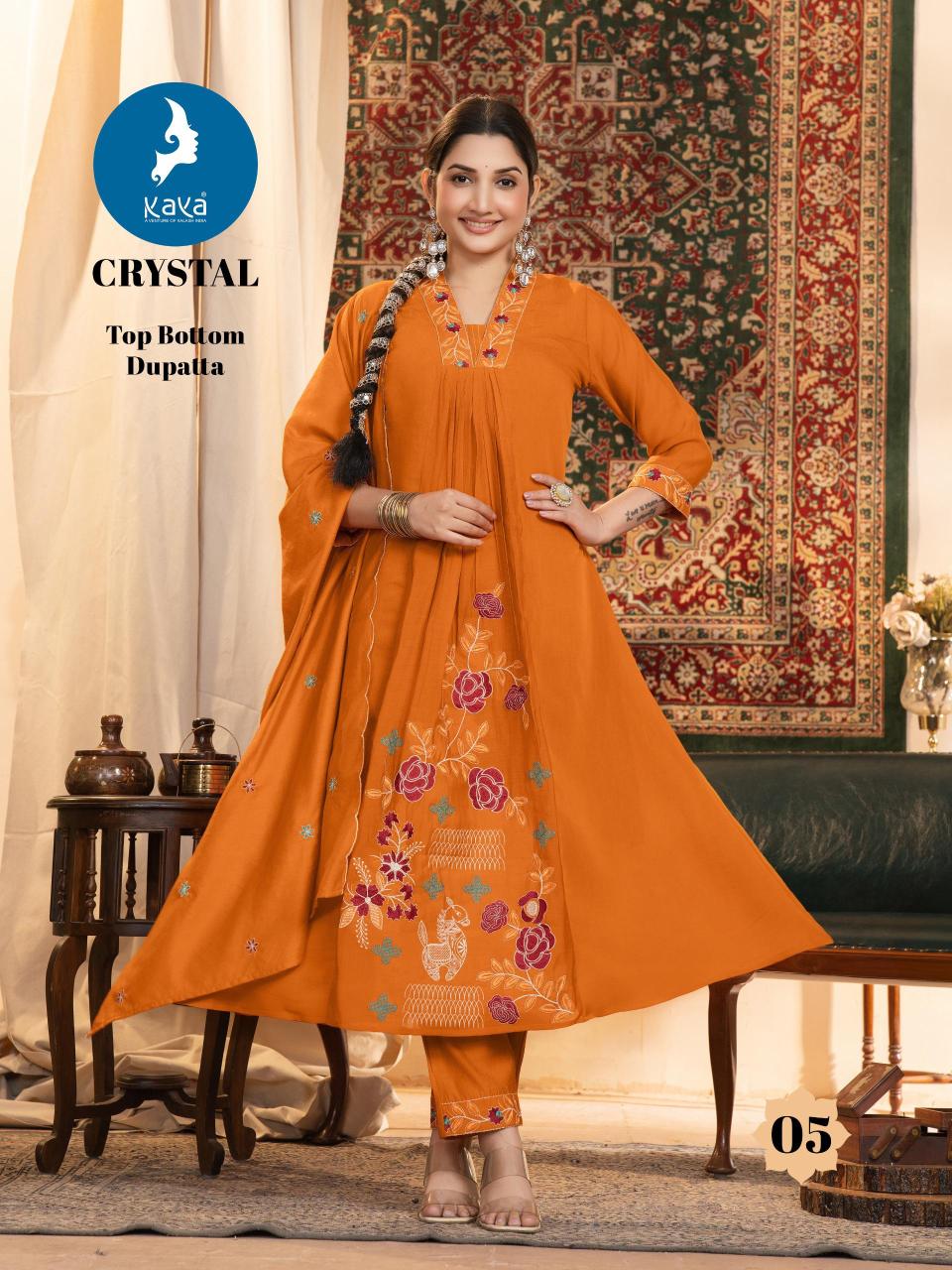 Kaya Crystal catalog kurti manufacturar in varachha in surat