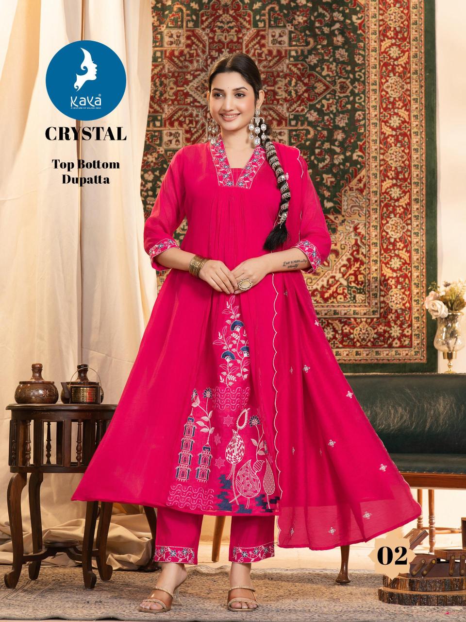 Kaya Crystal catalog kurti manufacturar in varachha in surat
