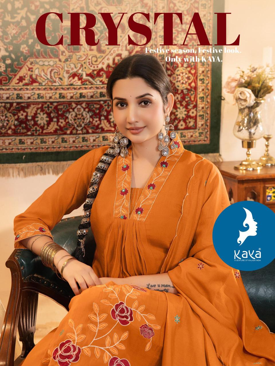Kaya Crystal catalog kurti manufacturar in varachha in surat