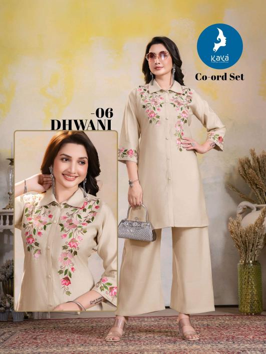 Kaya Dhwani catalog co ord set wholesale