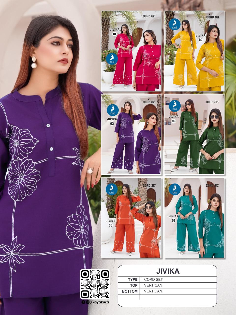 Kaya Jivika catalog co ord sets manufacturers in india
