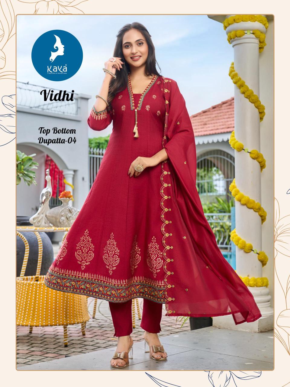 Kaya Vidhi catalog kurti fabric surat