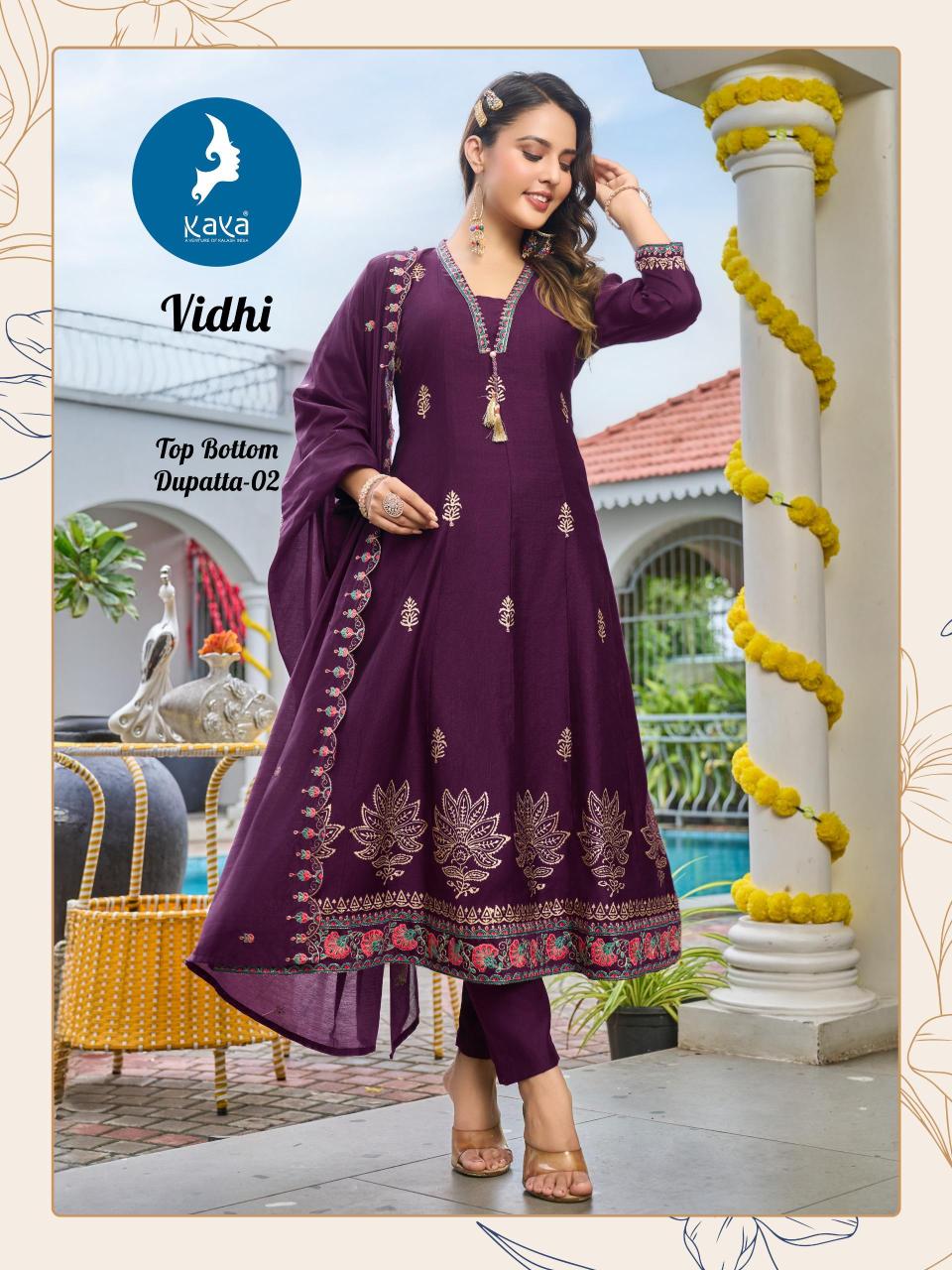 Kaya Vidhi catalog kurti fabric surat