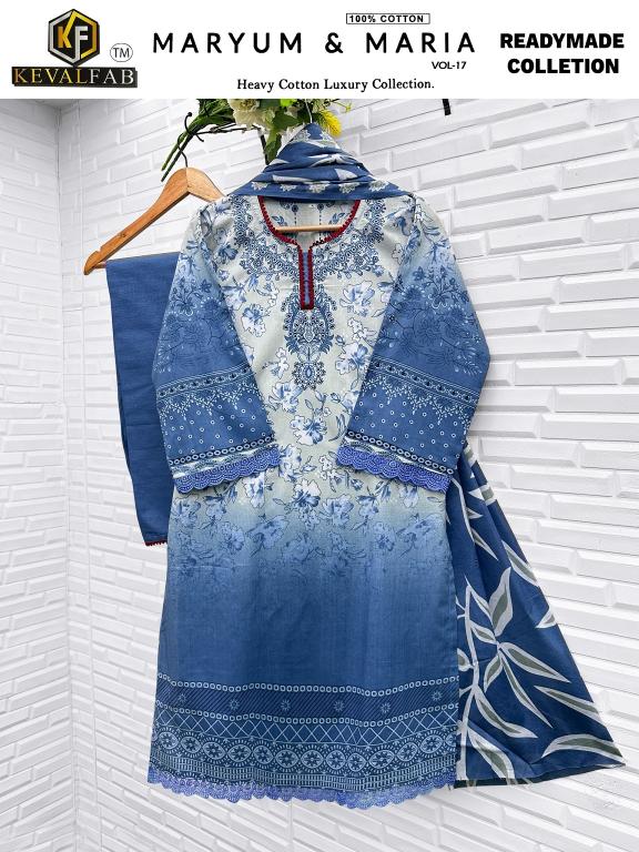 Keval Maryum & Maria Vol-17 – Karachi Readymade Kurti Pant With Dupatta - Wholesale Catalog