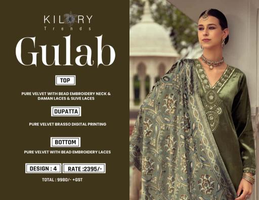 Kilory Gulab catalog tulsi salwar kameez wholesalers