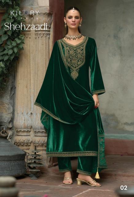 Kilory Shehzaadi catalog wholesale salwar kameez in burrabazar