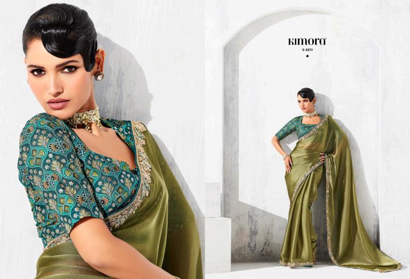 Kimora Lashkara catalog surat party wear heavy sarees manufacturers