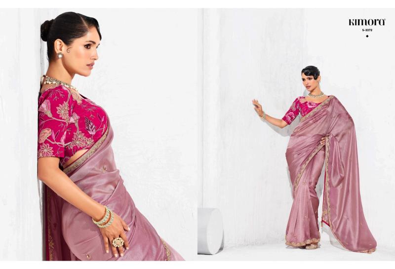 Kimora Lashkara catalog surat party wear heavy sarees manufacturers