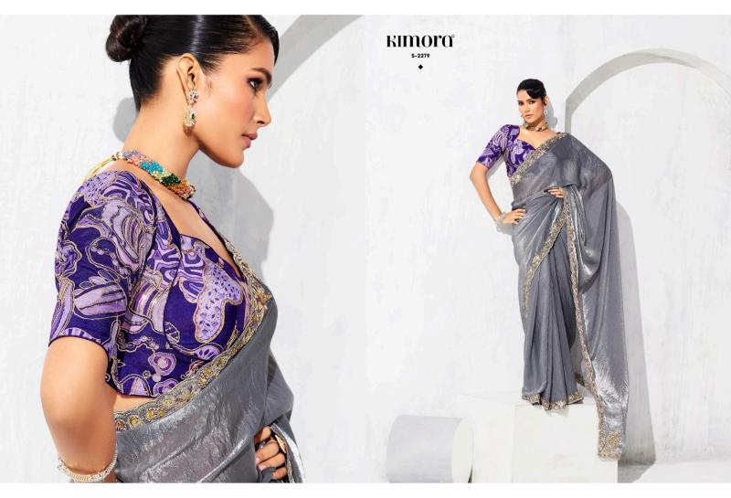 Kimora Lashkara catalog surat party wear heavy sarees manufacturers