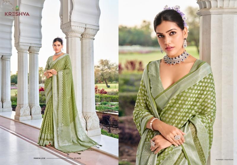 Kreshva Pragya catalog top 10 saree wholesaler in surat