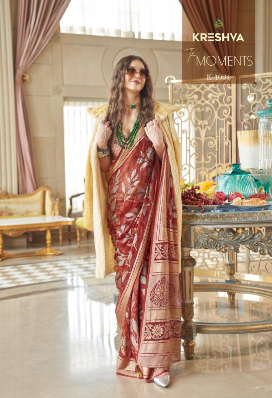 Kreshva The Moments catalog surat saree collection video