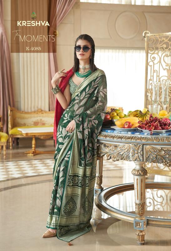 Kreshva The Moments catalog surat saree collection video