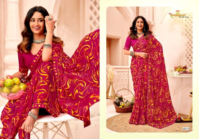 Krishnaleela Purnima catalog synthetic saree manufacturers surat