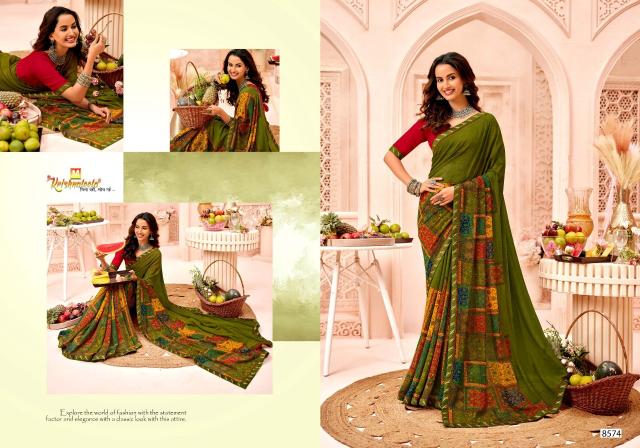 Krishnaleela Purnima catalog synthetic saree manufacturers surat